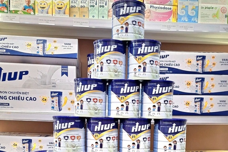 Một lon sữa Hiup 27 sản xuất hết 87.000 đồng, bán 546.000 đồng