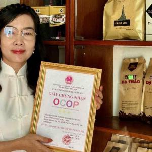 Vụ khởi tố chủ cà phê Dạ Thảo sản xuất cà phê giả: Thu hồi giấy chứng nhận OCOP 3 sao