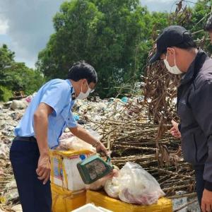 Chống buôn lậu, hàng giả 7-6: Phú Yên tiêu hủy 80kg thịt heo đông lạnh không rõ nguồn gốc