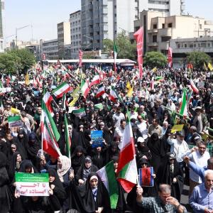 Hàng nghìn người biểu tình ở Iran, Iraq phản đối Israel