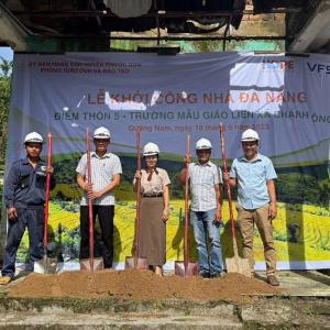 Xây phòng lớp mới cho học sinh miền núi Quảng Nam