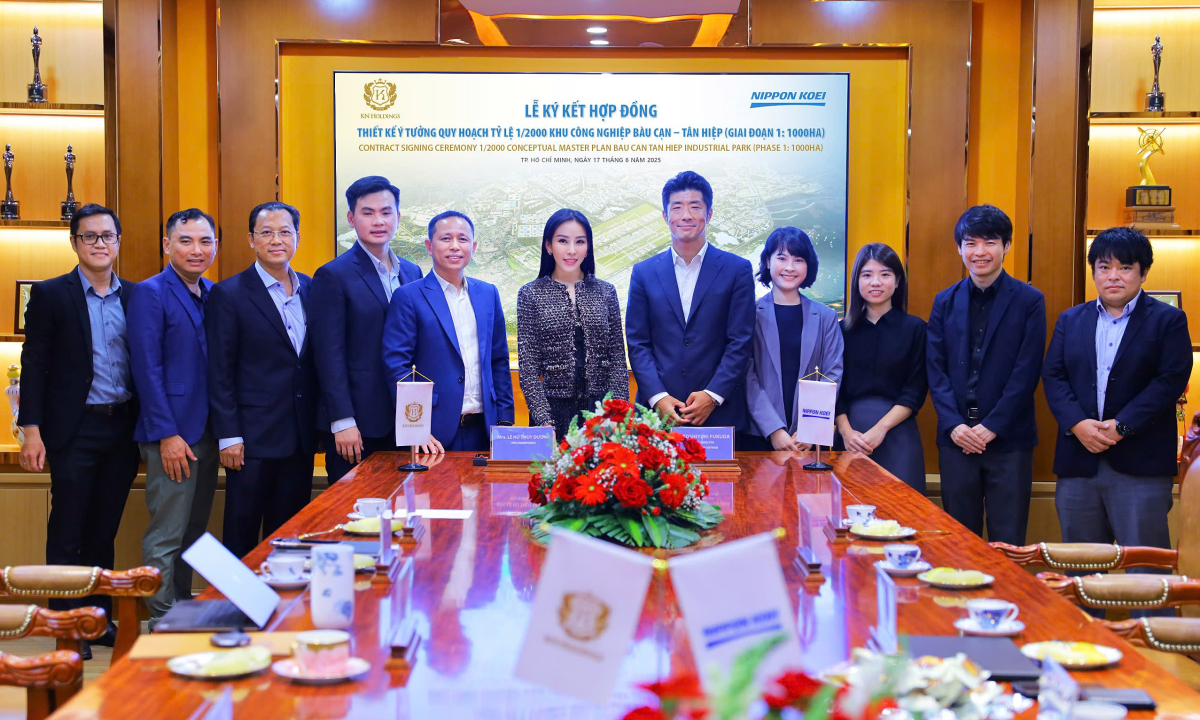 Nippon Koei tư vấn quy hoạch khu công nghiệp Bàu Cạn - Tân Hiệp