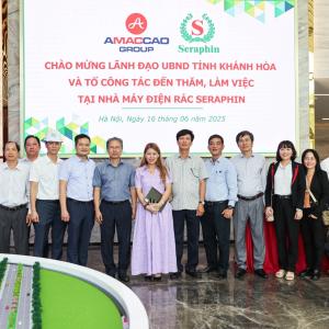 Lãnh đạo tỉnh Khánh Hòa khảo sát Nhà máy điện rác Seraphin - Hà Nội