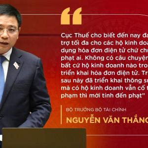Những phát ngôn làm “nóng” phiên chất vấn Bộ trưởng Bộ Tài chính