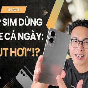Đánh giá: Thử dùng kiệt pin Galaxy S25 Edge