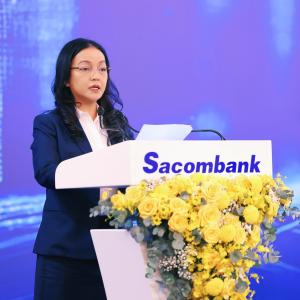Bà Nguyễn Đức Thạch Diễm rời khỏi HĐQT Sacombank