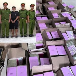 Triệt phá đường dây sản xuất, buôn bán hơn 10.000 chai nước hoa giả