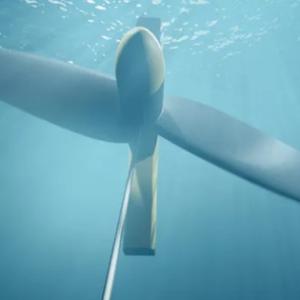 Turbine to như máy bay phản lực “lội” ngược dòng hải lưu để tạo ra điện