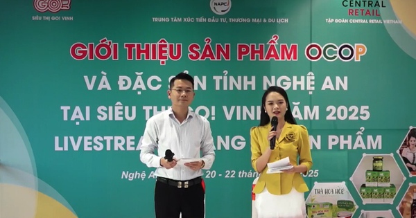 "Đột phá” tiêu thụ sản phẩm OCOP bằng chương trình livestream
