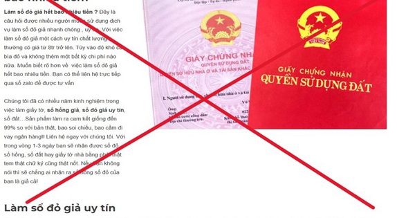 Cảnh báo hoạt động lừa đảo sử dụng tài liệu giả trong giao dịch bất động sản