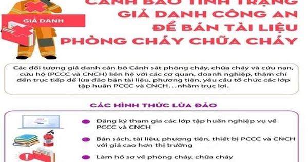 Cảnh giác với thủ đoạn giả danh cán bộ cảnh sát PCCC để lừa đảo