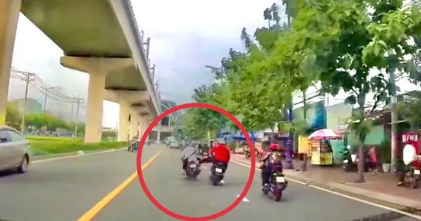 Đã xác định được nam thanh niên đạp ngã xe người đi đường