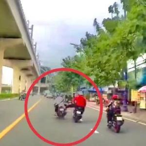 Đã xác định được nam thanh niên đạp ngã xe người đi đường