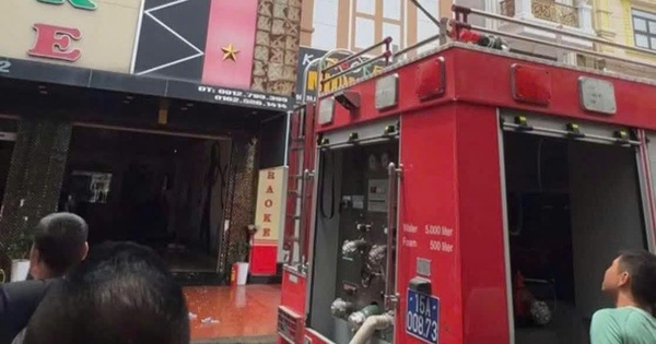 Cháy quán karaoke, 1 nam thanh niên tử vong trong phòng hát