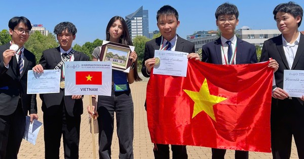 Học sinh Việt Nam đạt 4 huy chương Olympic Vật lý châu Âu