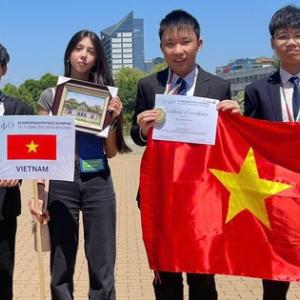 Học sinh Việt Nam đạt 4 huy chương Olympic Vật lý châu Âu