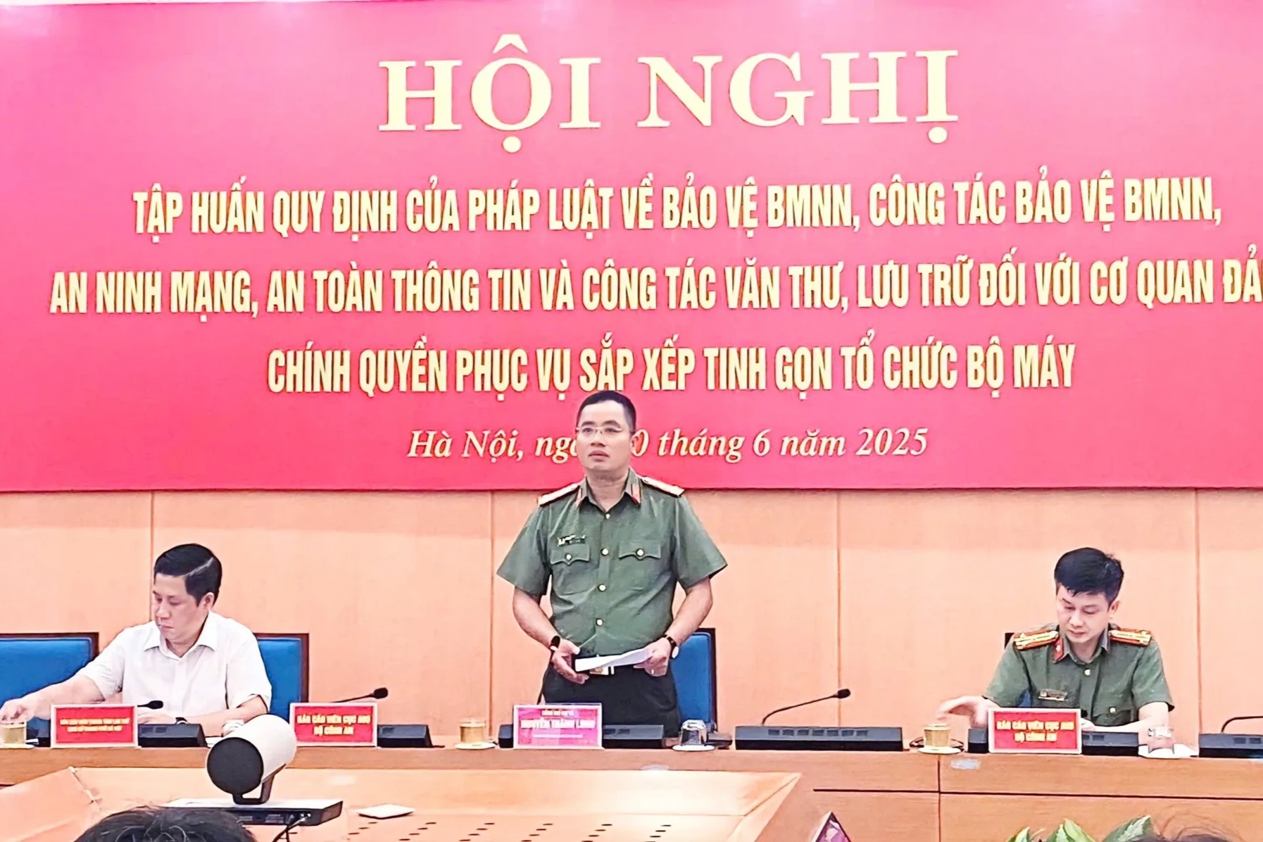 Tập huấn công tác bảo vệ bí mật nhà nước, an toàn thông tin