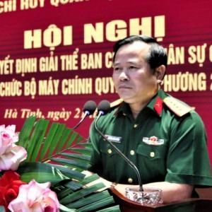 Nhiều địa phương công bố giải thể Ban Chỉ huy Quân sự cấp huyện