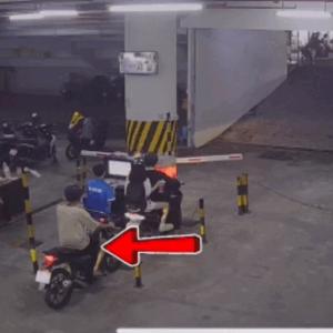 Trộm xe từ hầm, vượt gác chắn qua mặt nhân viên ở Bình Dương