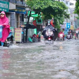 Nhiều nơi ở Bắc Bộ mưa rất to, có nơi trên 300mm